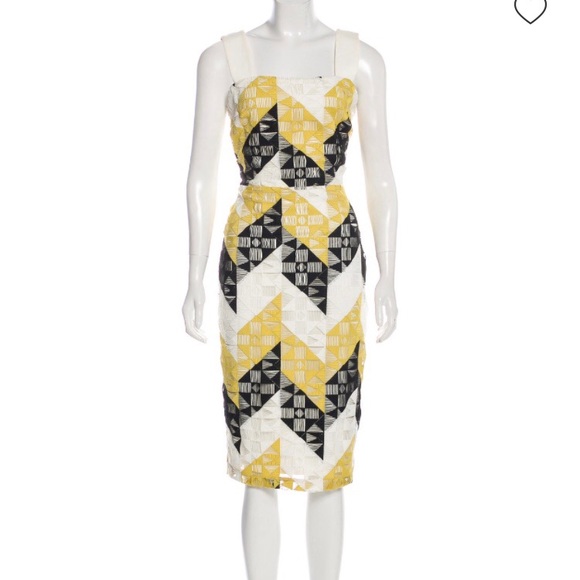 A.L.C midi laser cut dress - Picture 5 of 8